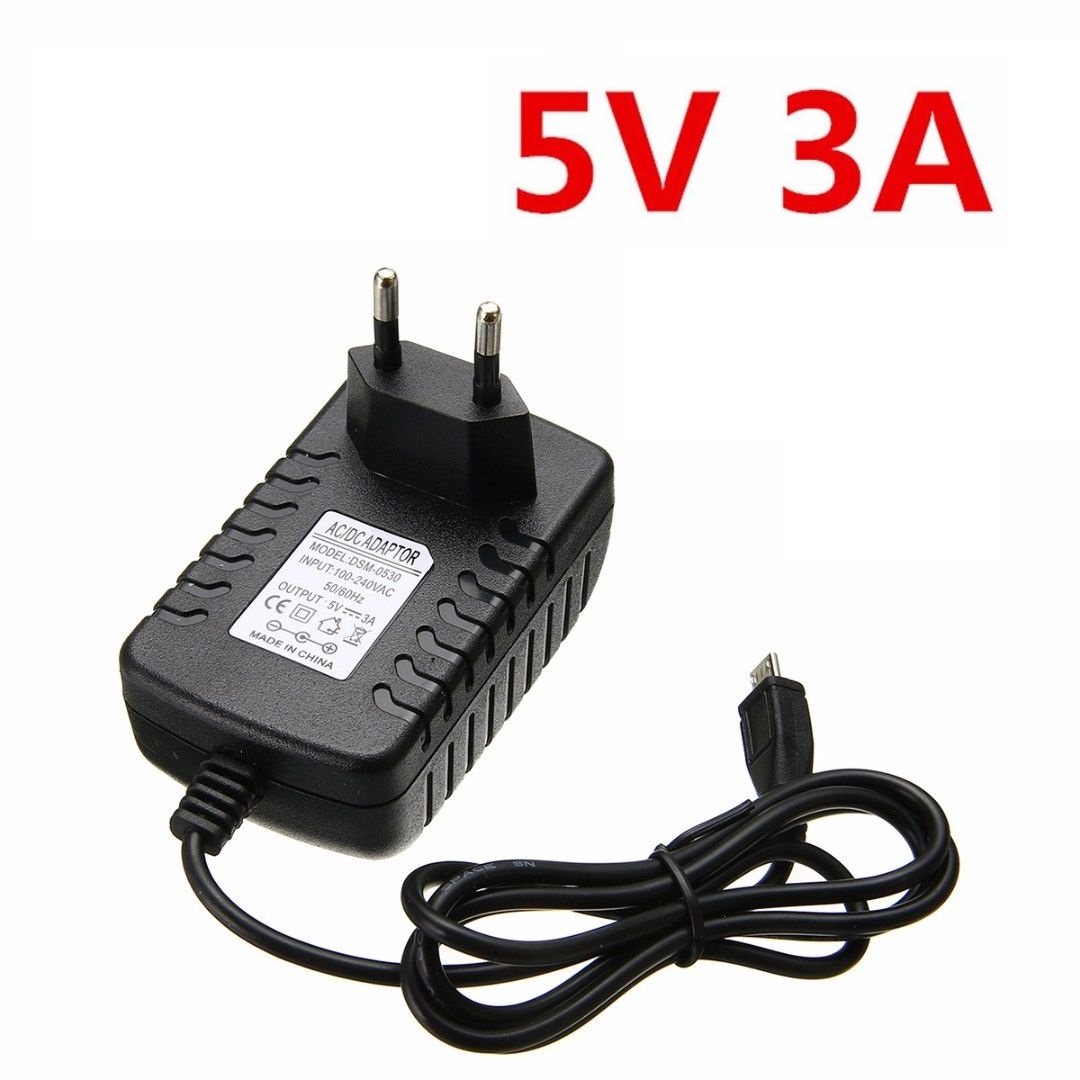 Alimentatore 5V 3A EU adattatore Micro USB per Raspberry -  CircuitoIntegrato - Vendita al dettaglio e all'ingrosso di componenti di  elettronica, domotica, robotica.